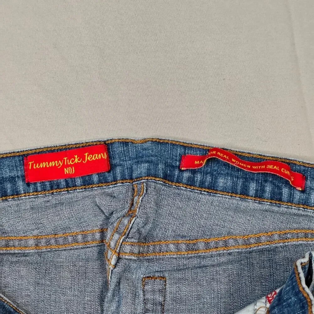 VINTAGE NYDJ Jeans Womens Size 16P (32x30) Tummy Tuck Boot‎ Stretch Made in USA - Picture 11 of 13